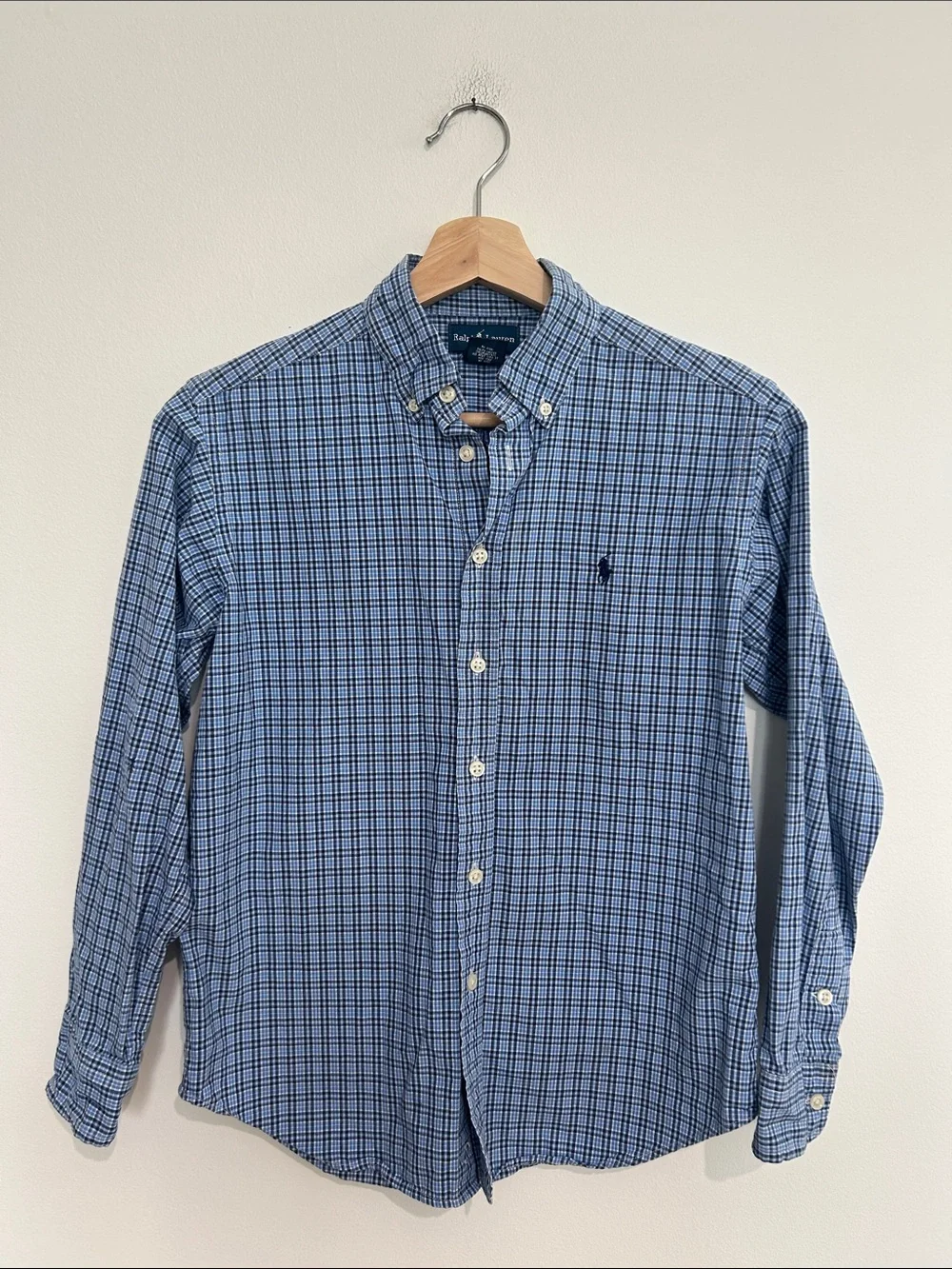 Polo Ralph Lauren Boys Bundle of 4 Button Up Shirts Size Medium 10-12 EUC